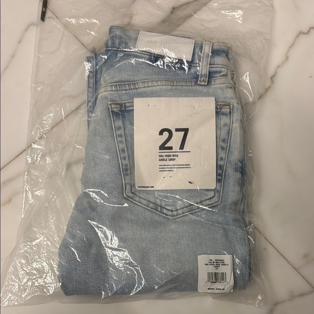 RE/DONE 90s High Rise Ankle Crop